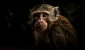 photo of DeBrazzaÃ¢â¬â¢s monkey in its natural habitat. Generative AI Royalty Free Stock Photo